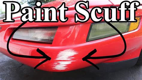 i scuffed my car|remove paint marks from car.